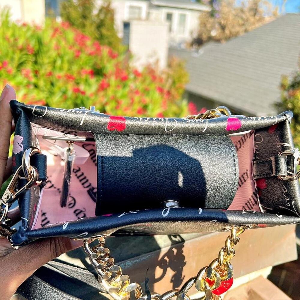 Juicy Couture Mini Tote Black Handbag - Picture 5 of 8